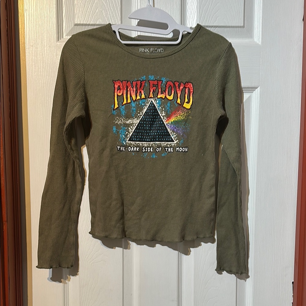 Pink Floyd Green Long Sleeve Tee